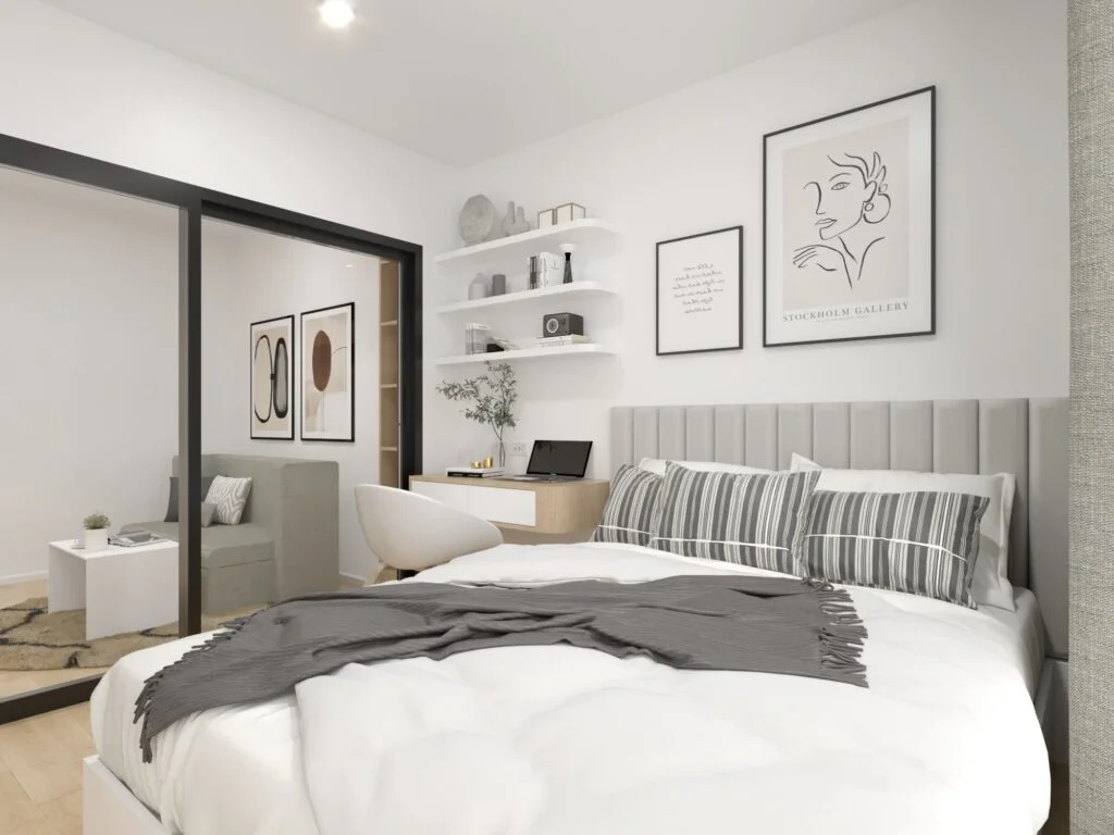 geniusantz-condo-design-blue-sukhumvit89-bedroom-full-view
