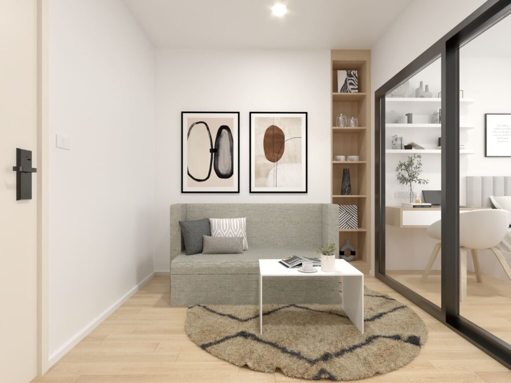 geniusantz-condo-design-blue-sukhumvit89-cozy-living-area