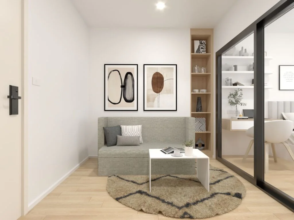 geniusantz-condo-design-blue-sukhumvit89-cozy-living-area