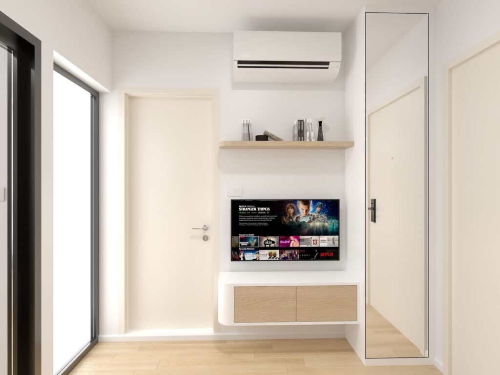 geniusantz-condo-design-blue-sukhumvit89-living-room-tv-wall