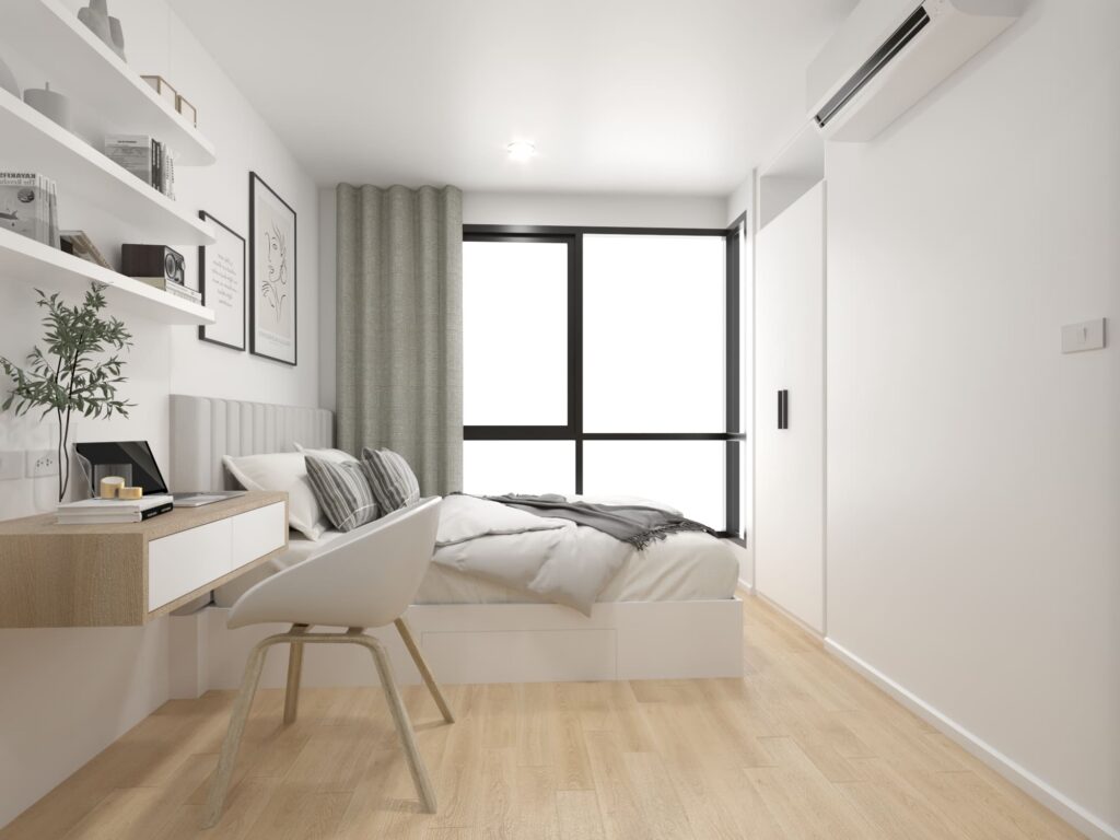 geniusantz-condo-design-blue-sukhumvit89-workspace-and-daybed