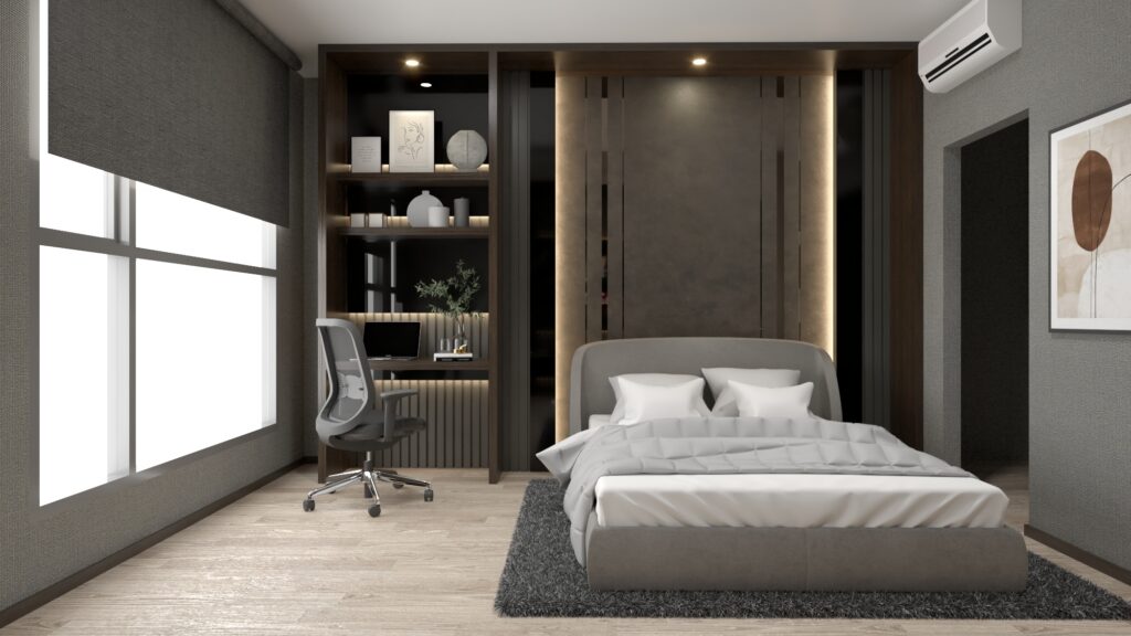 geniusantz-interior-condo-ideo-mobi-rangnam6-bed-feature-wall-wood-tone