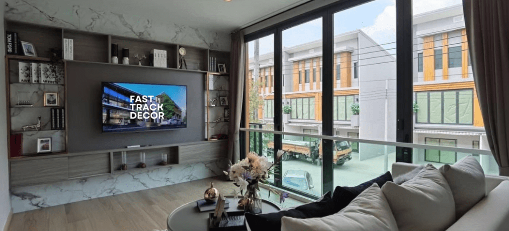 ผลงานผลิตและติดตั้งเฟอร์นิเจอร์ _ Eigen Premium Townhome Pattanakarn2