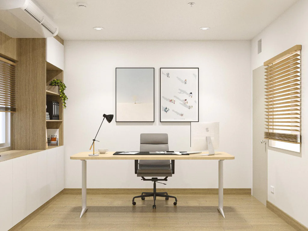ผลงานออกแบบ 3D รีโนเวทออฟฟิศ เฟอร์บิ้วอิน _ Srinakharinwirot University -Teachers' Office10