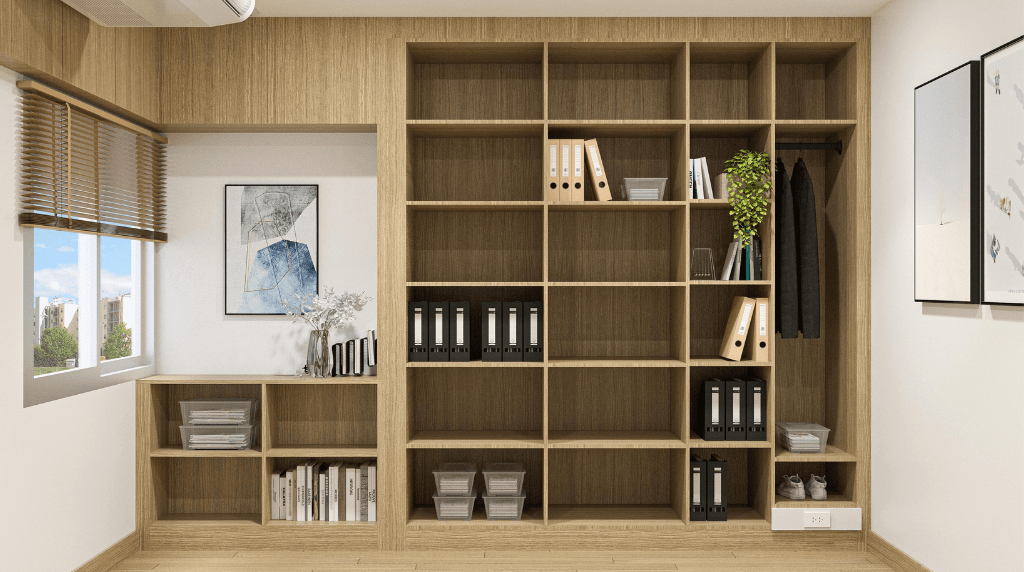 ผลงานออกแบบ 3D รีโนเวทออฟฟิศ เฟอร์บิ้วอิน _ Srinakharinwirot University -Teachers' Office5